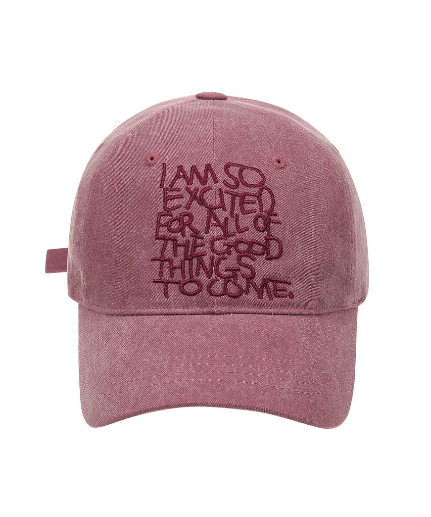 LMR Lettering Washed Ball Cap Pink