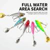 Mini Size Vibration Spinner Metal Construction Mini VIB New Design Spoon Lure  Freshwater Fishing