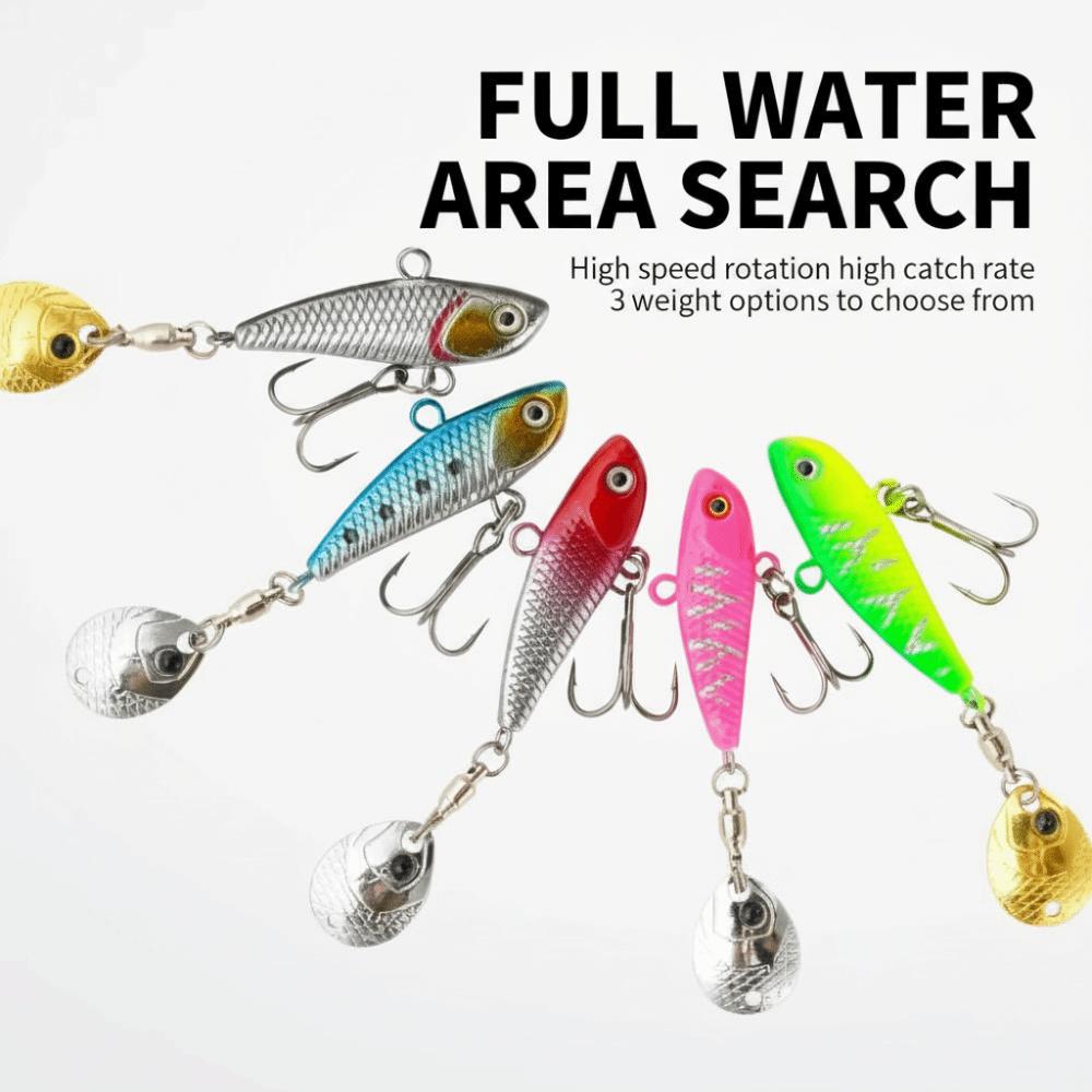 Mini Size Vibration Spinner Metal Construction Mini VIB New Design Spoon Lure  Freshwater Fishing