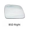For Jeep Grand Cherokee 14-21 reverse mirror, Dodge Durango rear view mirror, reflective mirror glass with blind spot.