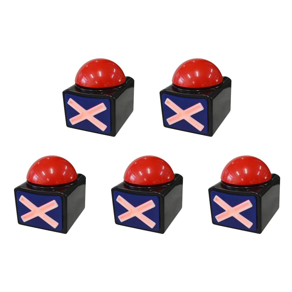 Game Answer Buzzer Alarm Button With Sound Light Alarm Sound Play Button Red Trivia Quiz Got Talent Buzzer Educational Answer