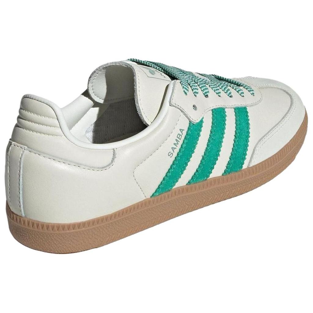 adidas Samba OG Off White Court Green Kadın Spor Ayakkabıları Krem Hazy-Green JI3906