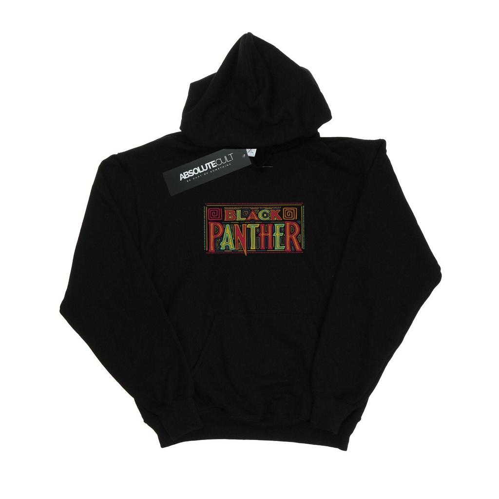 Marvel Boys Black Panther Tribal Logo Hoodie