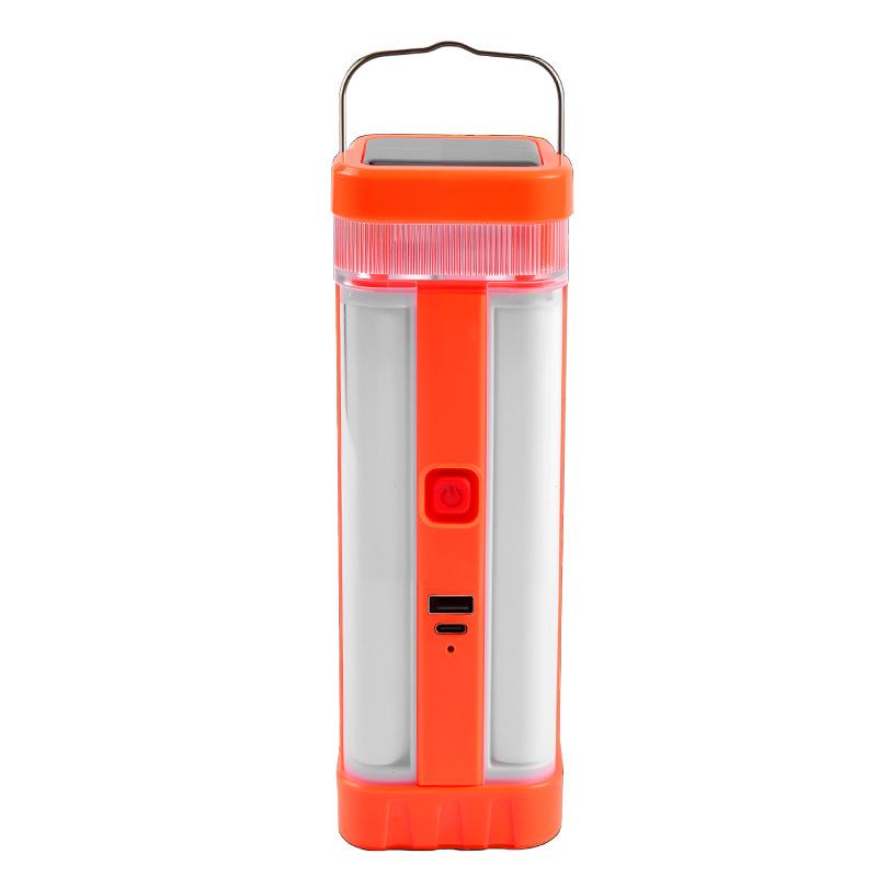 Multi-Functional Solar Camping Lantern & Mobile Work Light with Charging Feature