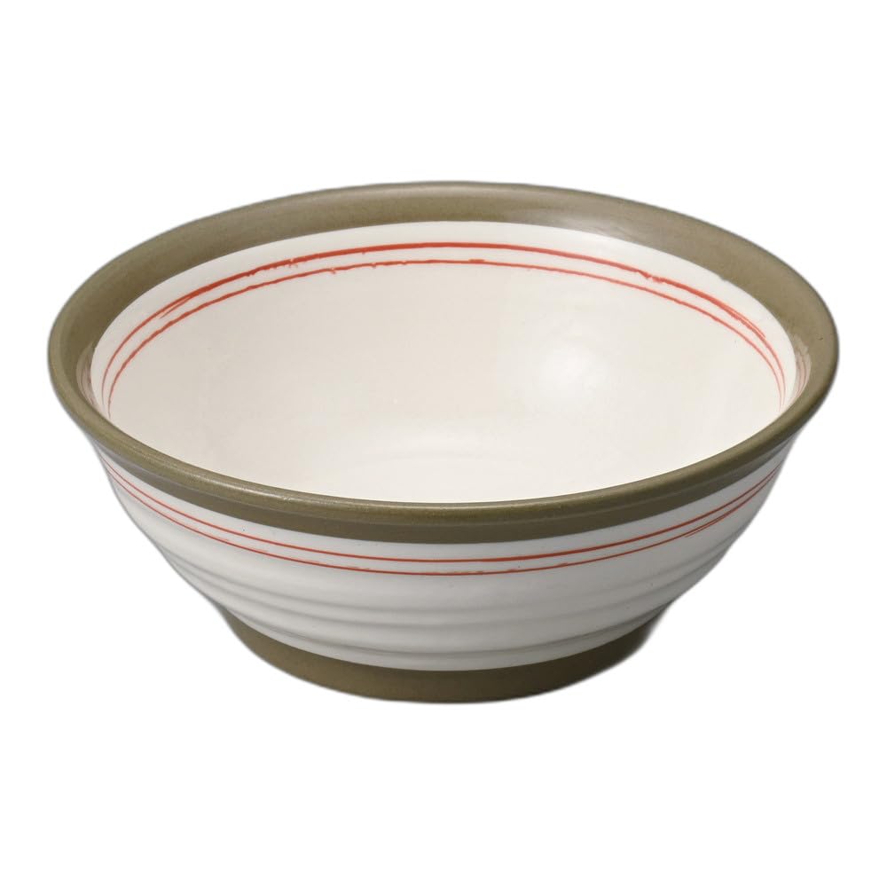 

Powdered red line large bowl Large bowl [25.2×9cm]