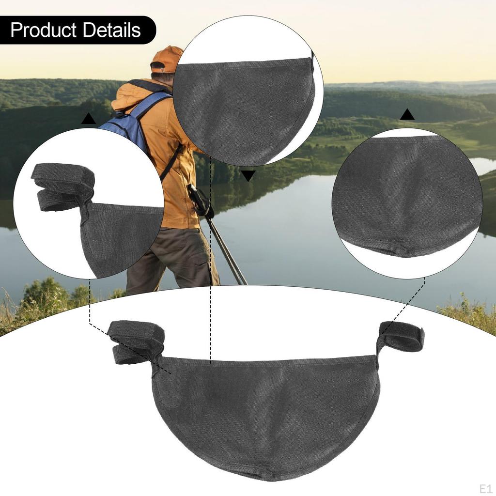 Tripod Weight Stone Bag,Tripod Rock Pouch Travel with Compartment Storage Nylon Sand Bag for Light