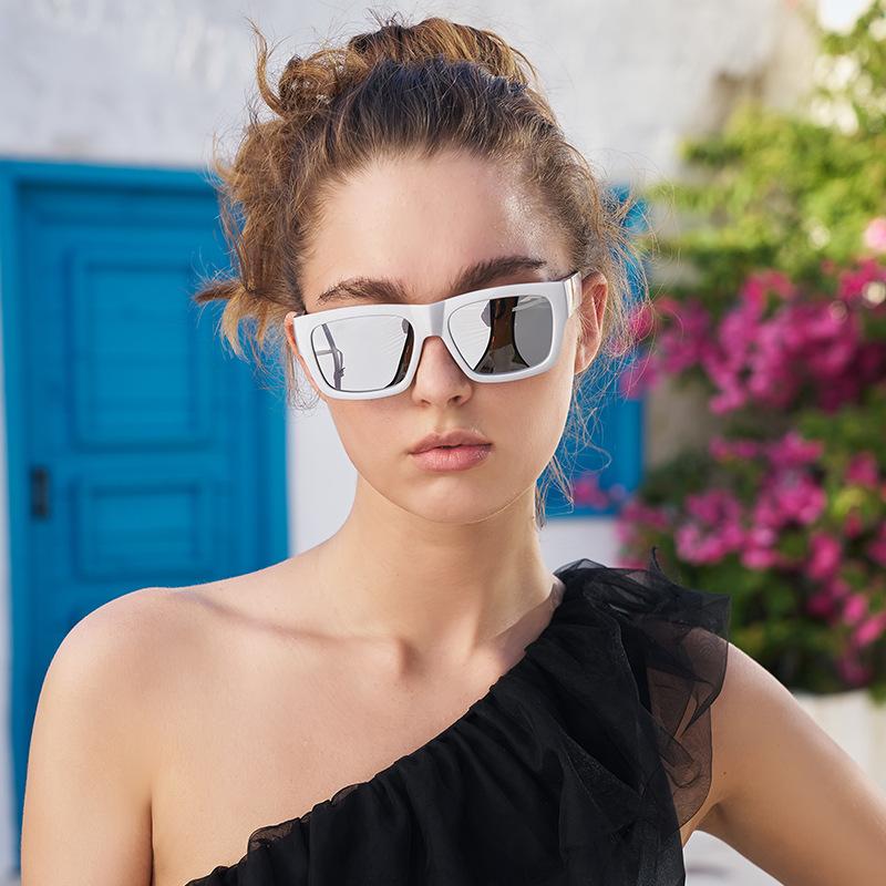 Box Sunglasses Women'S Trend Retro Wide Leg Sunglasses Women'S Sunglasses