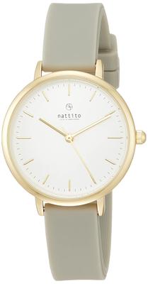 [Fieldwork] Watch Analog NF Soira Nickel Free Silicone Belt YM031-3 Women's Khaki
