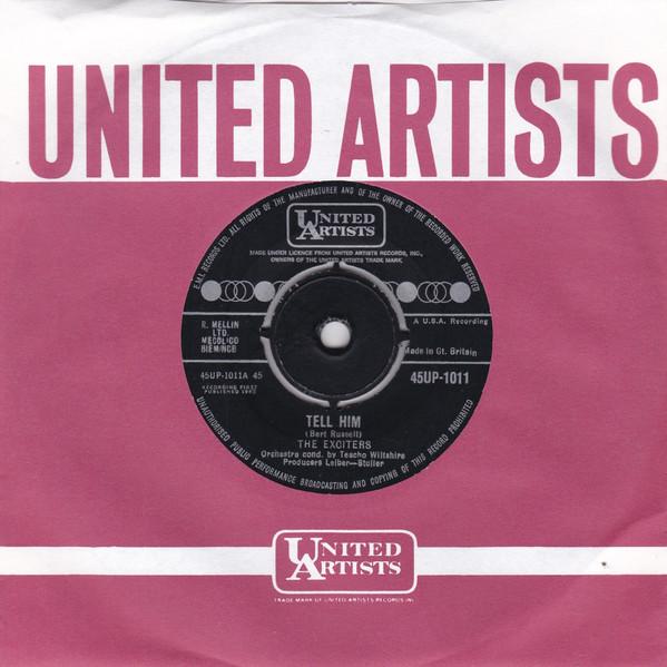 

7inch Record EXCITERS - Tell Him 45UP1011 United Artists 1963 UK Soul/Funk Used