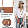 Lanyard Leather Wallet Card Phone Case for iPhone 15 14 Plus 13 12 11 for Samsung Galaxy S23 Ultra S22 Plus S21 FE A54 A14 Note 20 Crossbody FlipCover