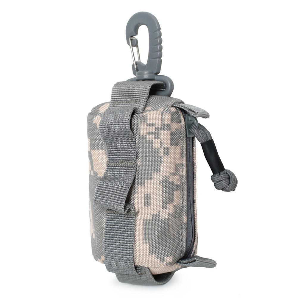 Outdoor Buckle Bag Military Tactical EDC Pouch Small Tools Bag Portable Key Card Holder Wallet Pouch Outdoor Hunting Waist Bags