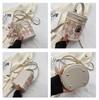 New Bucket Bag Shoulder Bag with Rabbit Pendant for Women