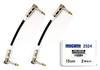 Sound MOMO Guitar Patch Cable P1LL [Uses Mogami 2524] Black 15cm