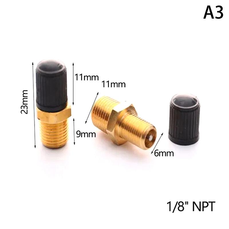 

1/4 Npt 1/8 Npt Баки повітряного компресора Заливний клапан Антикорозійний латунний клапан Шредера (М) Автомобільний ніпель клапана шини