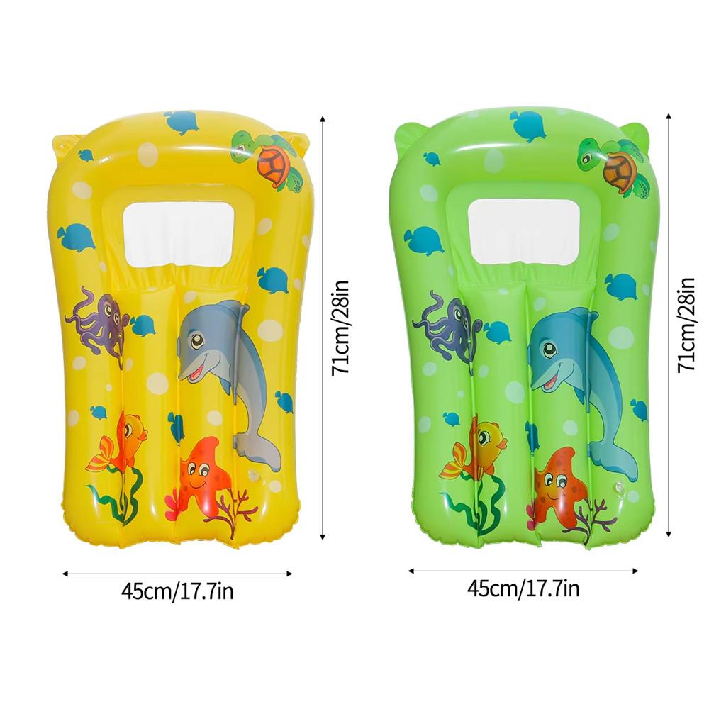 Inflatable Surfboard for Kids Thick PVC Beach Toy Summer Water Play