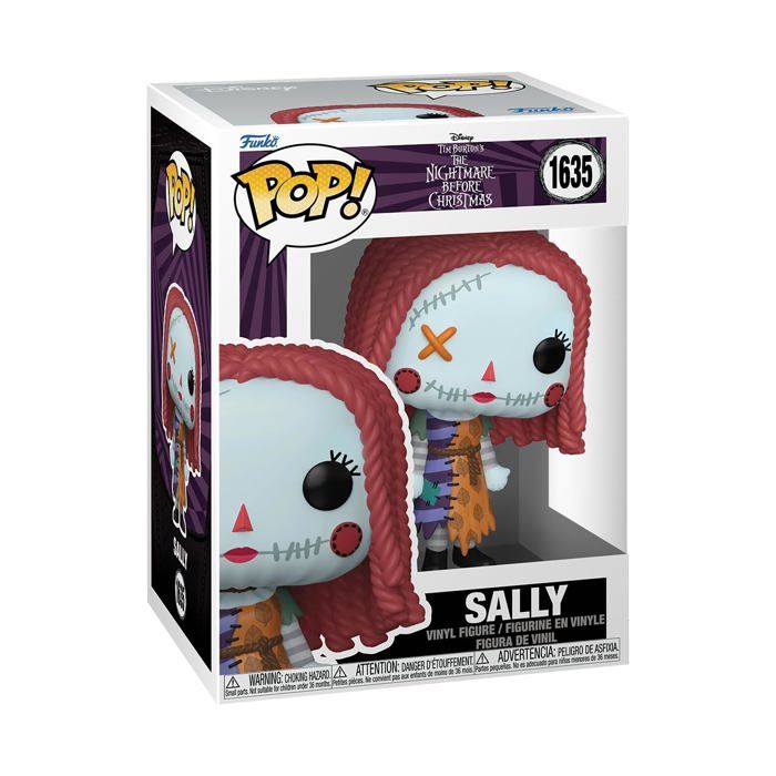 Figurine en vinyle à collectionner - Funko - Sally - The Nightmare Before Christmas - 9,5 cm - Vinyle durable