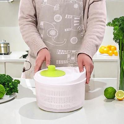 Mutfak için Ev Tipi Sebze Kurutma Makinesi - Manuel Salata Kurutma Makinesi ve Meyve Süzgeci