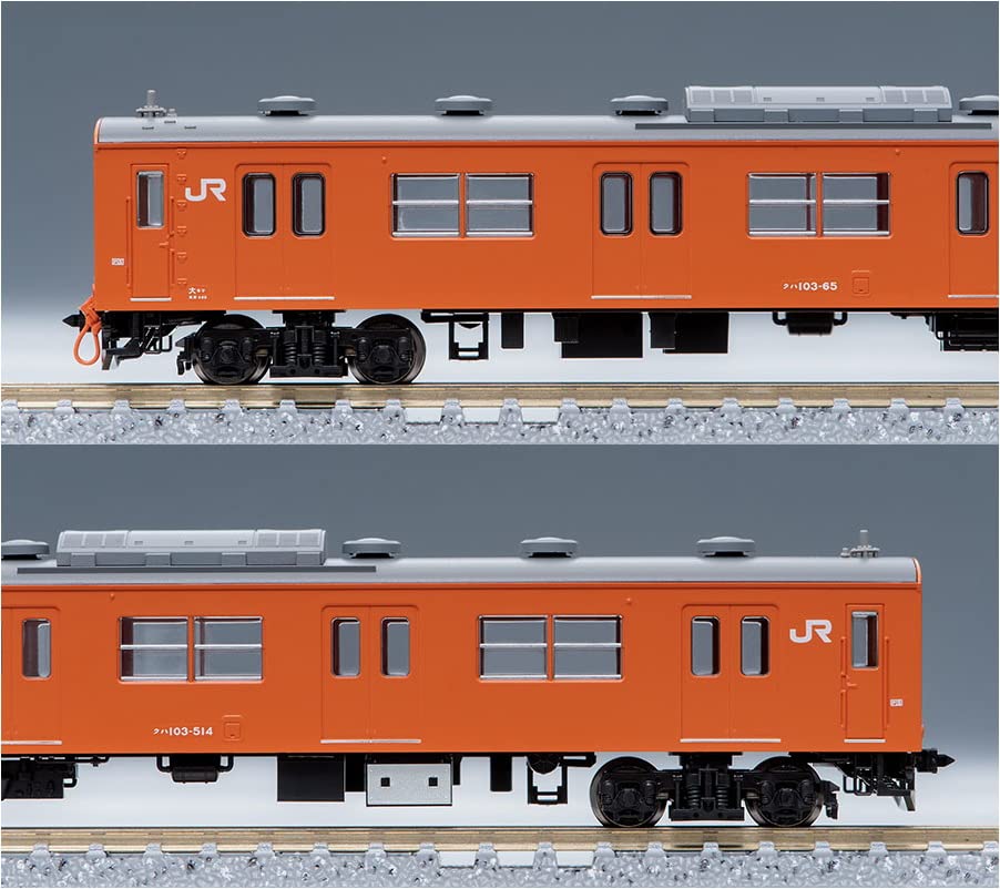 TOMYTEC TOMIX N Gauge Special Edition JR 103 Series Commuter Train JR West Japan Specification Mixed Formation Orange Set 97940 Model Railway Train