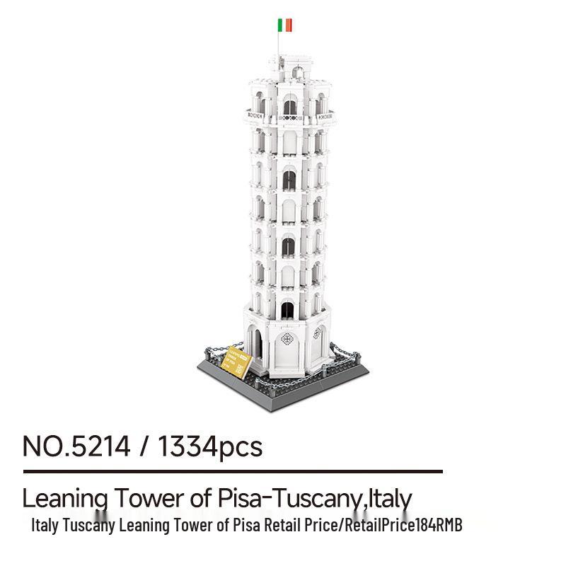 Wange 5218 Yellow Crane Tower Model - Free Shipping & Educational Building Blocks