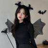Spider Web Cosplay Outfit Bat Wing Halloween Kids Skirt Children Costume Set  Dress Up
