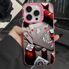 Trendy Poker Pattern Laser IMD Phone Case for Samsung Galaxy A26 A25 A24 A36 A56 A55 A54 S26 S25 Ultra S24 FE S23 S22 Plus Cover