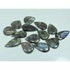 286Cts. Natural Purple Labradorite Pear Cabochon Loose Gemstone 14Pcs Lot C-3792