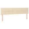 Vidaxl Continental Bed With Mattress, Cream, Fabric, 200X200 Cm