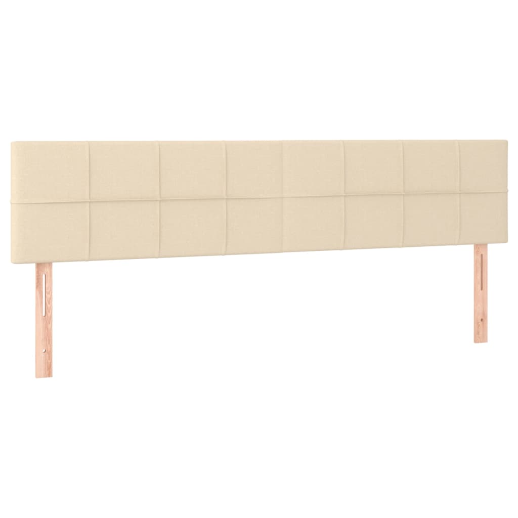 Vidaxl Continental Bed With Mattress, Cream, Fabric, 200X200 Cm