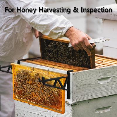 6Pcs Bees Hives Frame Holder Frame Perch Beekeeping Hives Stand for Honeys Harvesting Inspection Beekeeping Frame Support