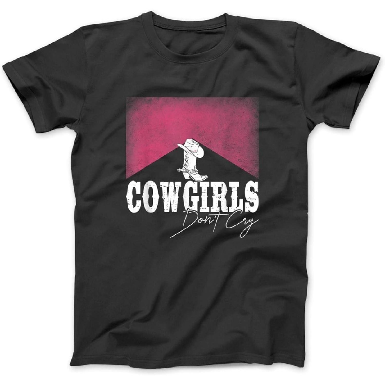 

Cowgirls Don t Cry Funny Country Western Cowboy Boots Retro T-Shirt Sweatshirt Hoodie for Men Women Kids Made in Canada Black XXXXXL різнокольоровий