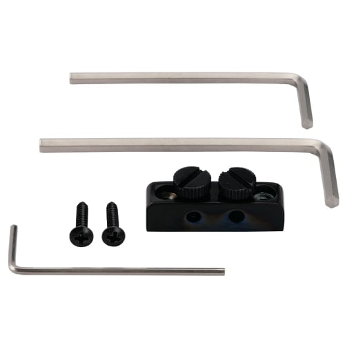 Musiclily Pro Wrench Holder Set with 3 Hex Keys for Floyd Rose Tremolo Bridge Repairs, Black