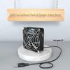 Soldering Smoke Extractor - 8cm USB 5V Exhaust Fan for Soldering Iron