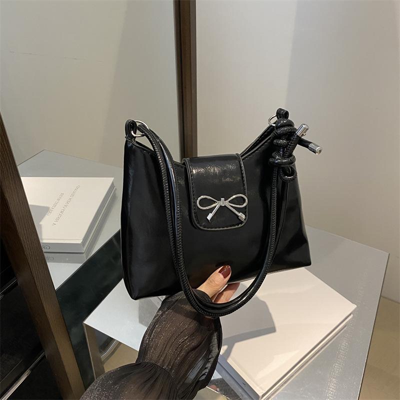 Women Casual Mini Underarm Bucket Bag Single Shoulder Crossbody Daily Handbag