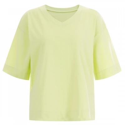 Shop   Women V Neck 5 Length Loose Fit 100  Cotton Bio Washing Short sleeVe Dai 