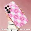 2DFlat Samsung electroplated tempered glass phone case,Cute Pink Pumpkin Ghost PatternSuitable for Galaxy S26 S23 S24FE S25ULTRA S22 S21