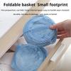 Folding Household Laundry Storage Basket Mesh Dirty Clothes Storage BasketToy Storage Bag Household Storage Bucket