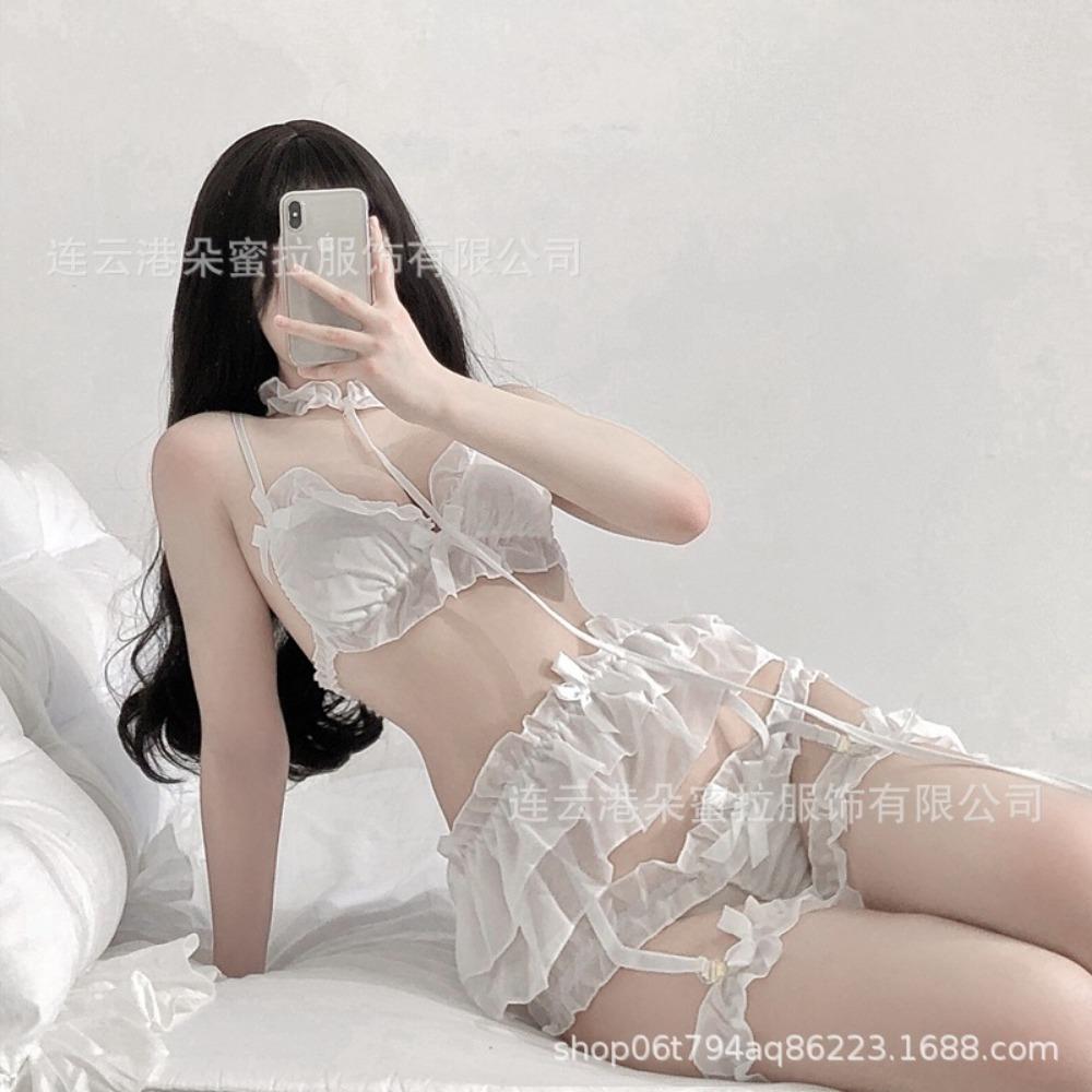 Domila Erotic Underwear Passion Pajamas Temptation Uniform Qqny Wholesale Garter Belt Clothes Set One Piece Hair