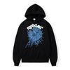 Hip Hop Spider Web Print Hoodie Couples Streetwear Sweatshirt Men Women Casual Sportswear