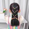 Cute Kids Braided Hair Rope Natural Girls Ponytail Headbands Children Wig Braids  Daily Use