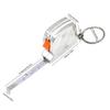 Mini 1 Meter Keychain Tape Measure Electroplated Portable Inch & Metric Dual Scale Small Pocket Steel Measuring Tool