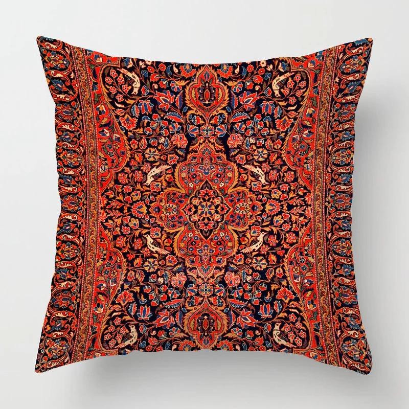Moroccan Style Pillowcases with Complicated Patterns, Living Room Sofa Cushion Covers, Home Pillowcase Decoration