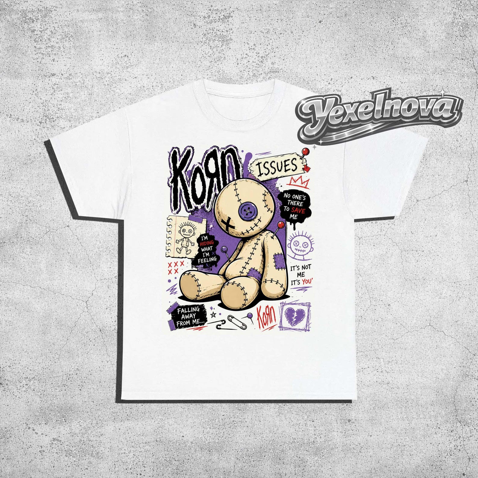Korn - Issues Tee Vintage Metal Band T-Shirt L