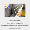 Bicycle SPD Road MTB Adjustable Pedal Cleats Self-Locking Pedal Cleat Adjustment Tool for KEO MTB Bike Locking Shoes Cleat