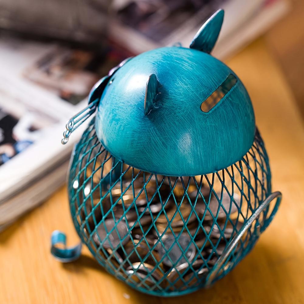 Cat Coin Piggy Bank Animal Piggy Bank with Bottom Cover Creative Cat Gift Suitable for Home Living Room Bookshelf Decoration Birthday Gift