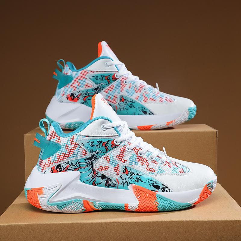 Basketball Shoes Men's Spring Summer Youth Sports Shoes Student Sports Game Training Shoes Boys Fashion Shoes