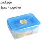 3 Stück/Los Küchenbehälter Soße Lebensmittelbox Frischobst Snacks Aufbewahrung Gesunde Plastikbox Lunchbox