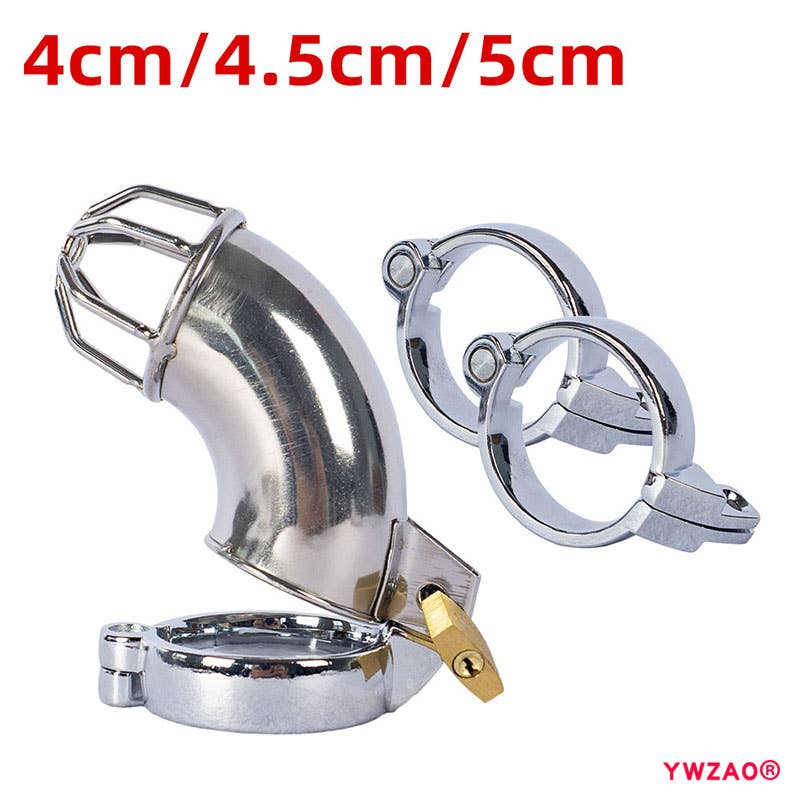 YWZAO Chastity Cage Lockable Semi-Closed M07A020