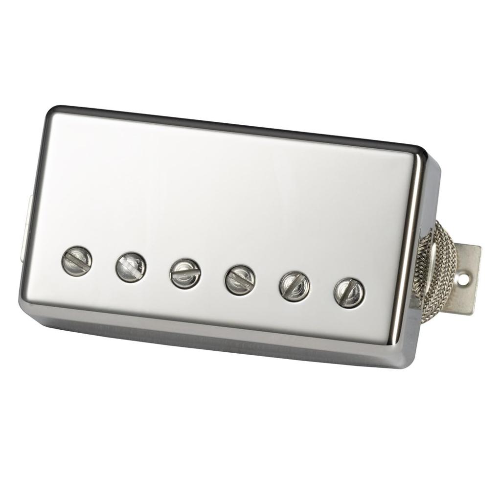 Set Nickel cover Gibson pickup Gibson/Greenybucker PUGBDBNC2-SET