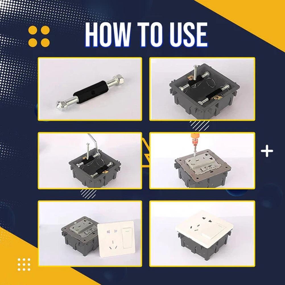 86 Type Wall Socket Repairer Outlet Repairer Junction Box Repairer Switch Box Repair Tool Electrical Box Repairer
