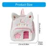 Cartoon Dog Face Backpacks Lightweight Construction Soft Parent Child Preschooler Book Bag with Strap